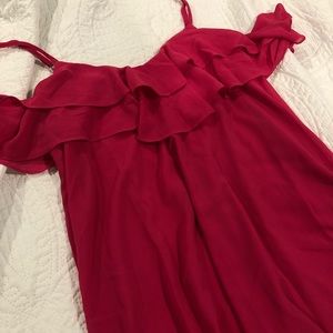 Off The Shoulder Ruffle Dress